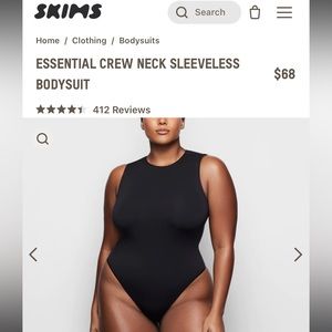 Skims- sleeveless bodysuit